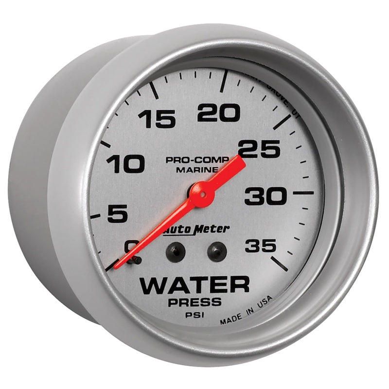 AutoMeter Ultra-Lite 2 5/8in Mechanical 35 PSI Water Pressure Gauge 200773-33 200773-33 User 3