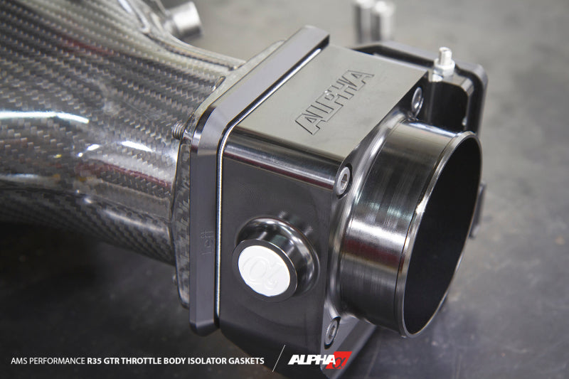 AMS Performance 2009+ Nissan GT-R Throttle Body Isolators ALP.07.08.0006-5 ALP.07.08.0006-5 Photo - Mounted