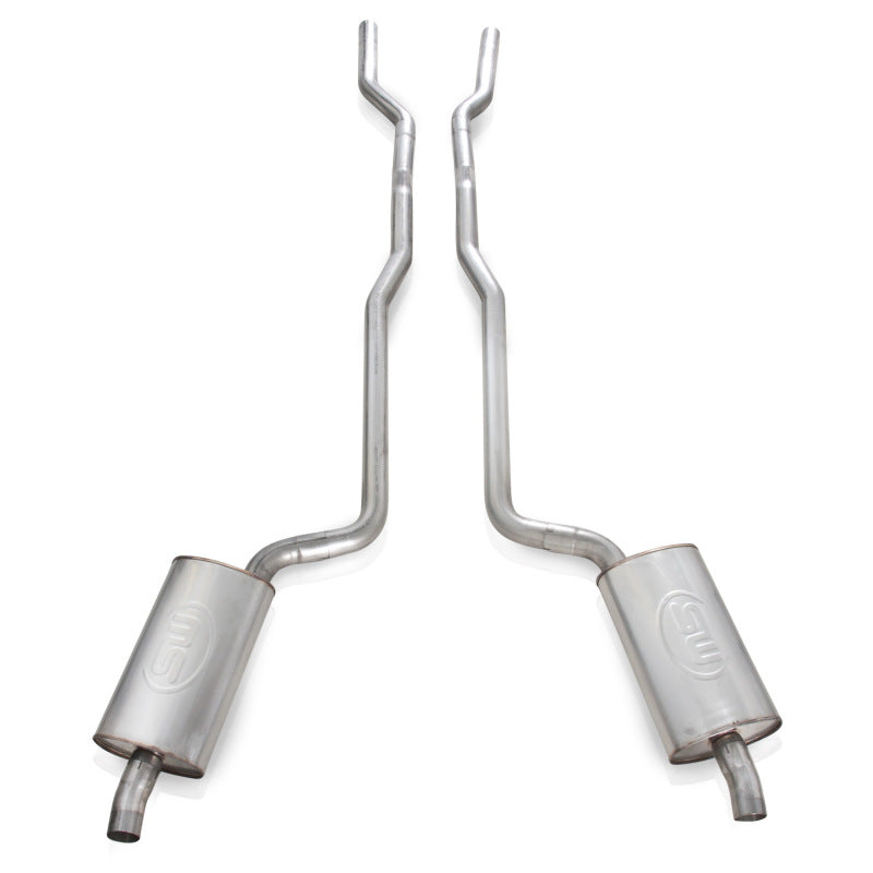 Stainless Works 1968-72 Corvette Exhaust SB 2-1/2in Factory Style Mufflers V6872SW V6872SW Photo - Primary
