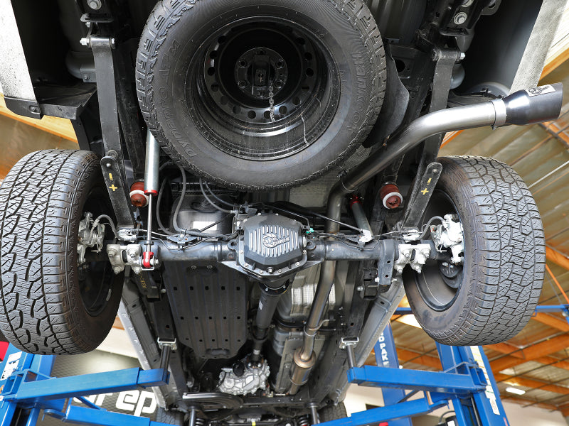 aFe Apollo GT Series 3in 409 SS Cat-Back Exhaust 2019 Ford Ranger 2.3L w/ Black Tips 49-43115-B 49-43115-B Photo - Mounted