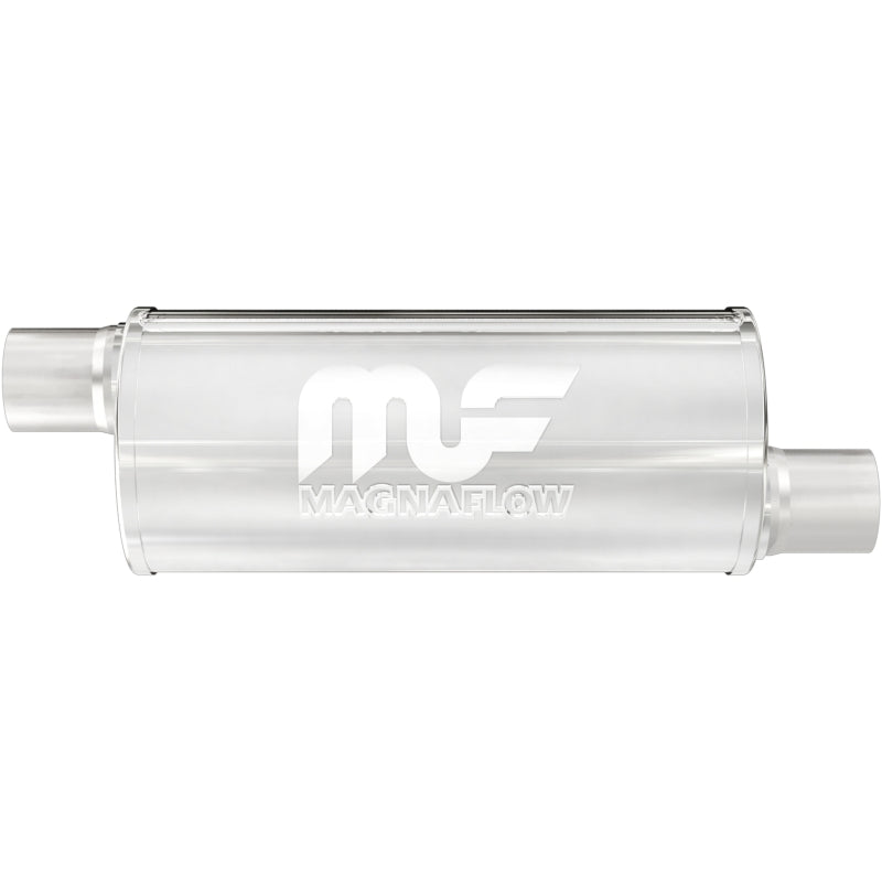 MagnaFlow 6" Round Offset/Offset Straight Through Performance Muffler 12635 Photo - Primary