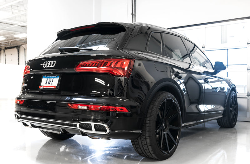 AWE Tuning Audi B9 SQ5 Non-Resonated Touring Edition Cat-Back Exhaust - No Tips (Turn Downs) 3020-31022 3020-31022 Photo - Mounted