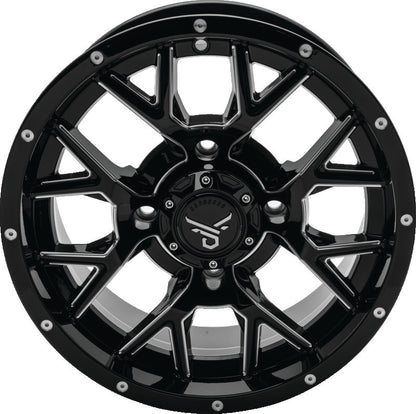 QuadBoss Barbwire 14X7 5+2 4/110 Milled 608573 608573 Photo - Primary