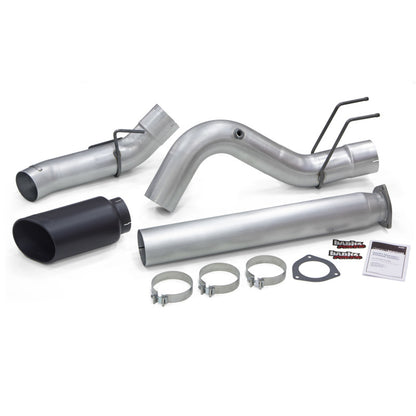 Banks Power 2017 Ford 6.7L 5in Monster Exhaust System - Single Exhaust w/ Black Tip 49795-B 49795-B Photo - out of package