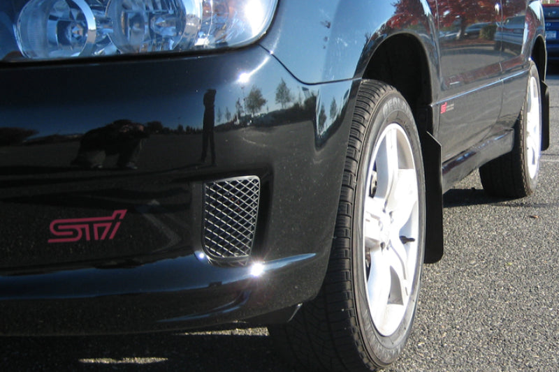 Rally Armor 03-08 Forester Basic Mud Flaps Black Logo MF5-BAS-BLK Photo - Primary