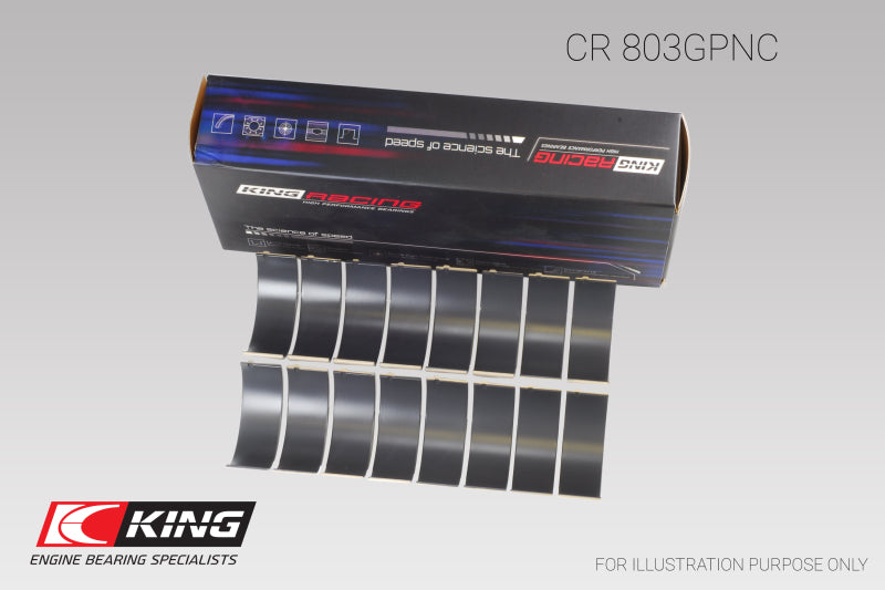 King Engine Bearings King Chevrolet SBC 265CI/283CI/327CI (Size Standard) Connecting Rod Bearing Set CR803GPNC CR803GPNC User 1