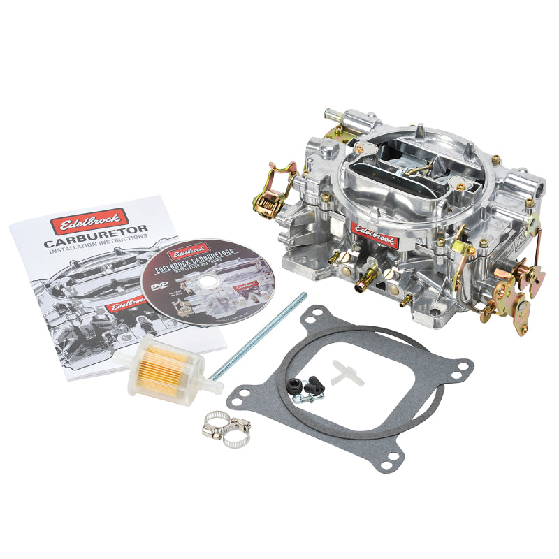 Edelbrock Carburetor, Performer Series, 4-barrel, 800 CFM, Manual Choke, Satin 1412 Photo - Primary