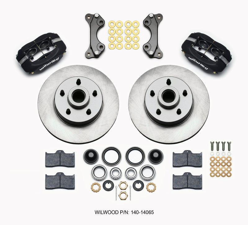 Wilwood Forged Dynalite Front Kit 11.03in 1 PC Rotor&Hub WWE ProSpindle 140-14065 140-14065 Photo - Primary