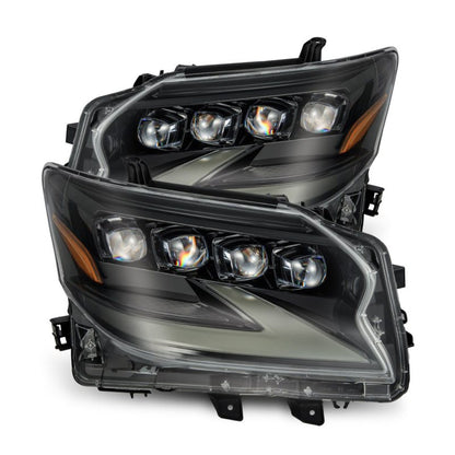 AlphaRex 14-19 Lexus GX460 (Non-AFS) NOVA LED Proj Headlights Alpha Black w/Activ Light/Seq Signal 880301 880301 Photo - Primary