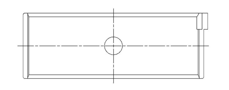 ACL Honda/Acura 4 B18C1/C5 1797cc (0.025 Oversize) Race Series Rod Bearing Set 4B1925HD-.025 4B1925HD-.025 Technical Drawing