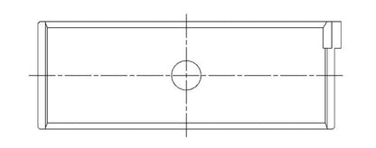 ACL Honda/Acura 4 B18C1/C5 1797cc (0.025 Oversize) Race Series Rod Bearing Set 4B1925HD-.025 4B1925HD-.025 Technical Drawing