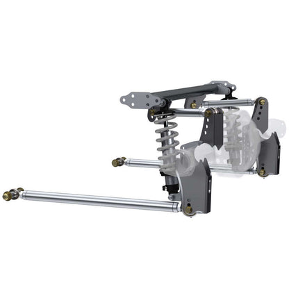 QA1 HD Pro Rear Triangulated 4-Link Kit - Front Mount Single Adj Coilovers R173-170 R173-170 Photo - lifestyle view