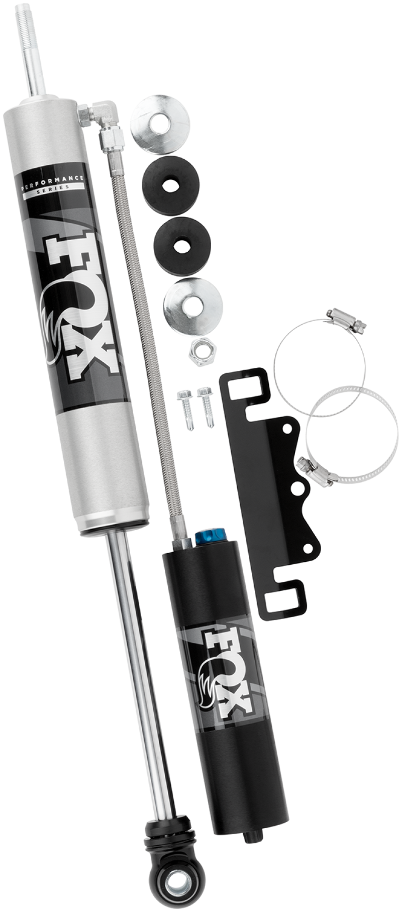 FOX 17-19 Ford F250/F350 2.0 Performance Series Remote Reservoir Adj. Front Shocks 0-1.5in Lift 985-26-161 985-26-161 Photo - out of package
