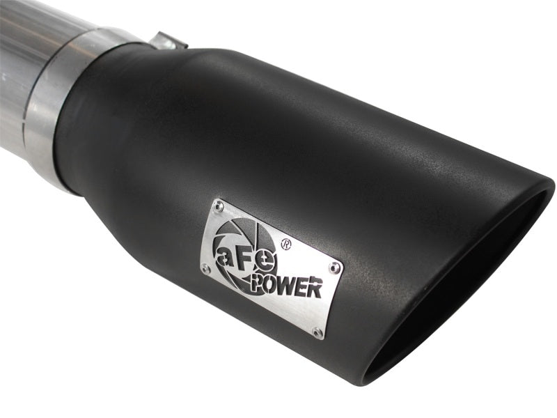 aFe MACHForce XP Exhaust 5in DPF-Black, GM Diesel Trucks 07.5-10 V8-6.6L 9(td) LMM 49-44040-B 49-44040-B Photo - Unmounted