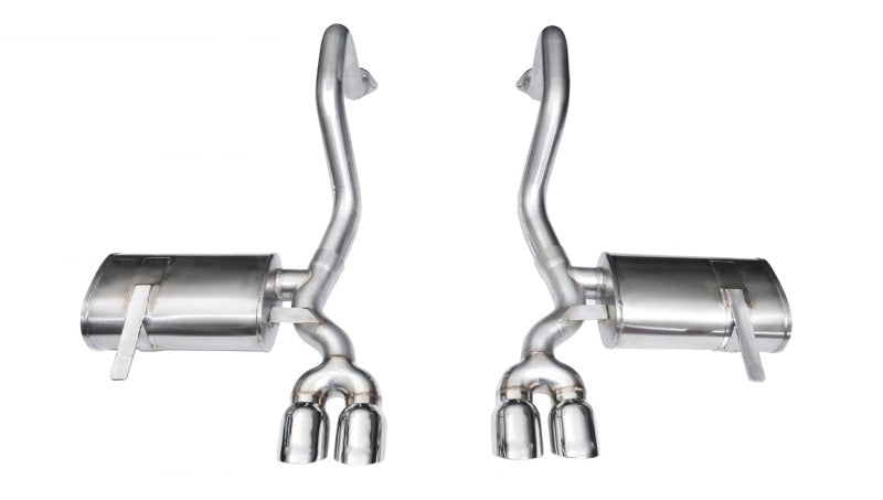 Corsa Performance 97-04 Chevrolet Corvette C5 Z06 5.7L V8 Polished Xtreme Axle-Back 14132 Photo - Primary