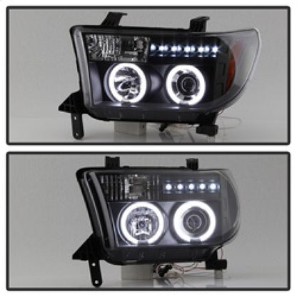 Spyder Toyota Tundra 07-13 Projector Headlights CCFL Halo LED Blk PRO-YD-TTU07-CCFL-BK 5030306 5030306 Photo - Unmounted