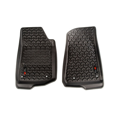 Rugged Ridge All Terrain Floor Liner,Front Pair,Black;18-18 Jeep Wrangler JL/JLU 12920.36 Photo - Primary