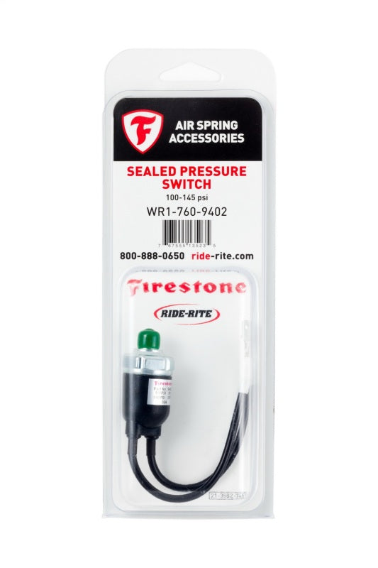 Firestone Sealed Air Pressure Switch 110-145 PSI - Single (WR17609402) 9402 9402 Photo - Primary