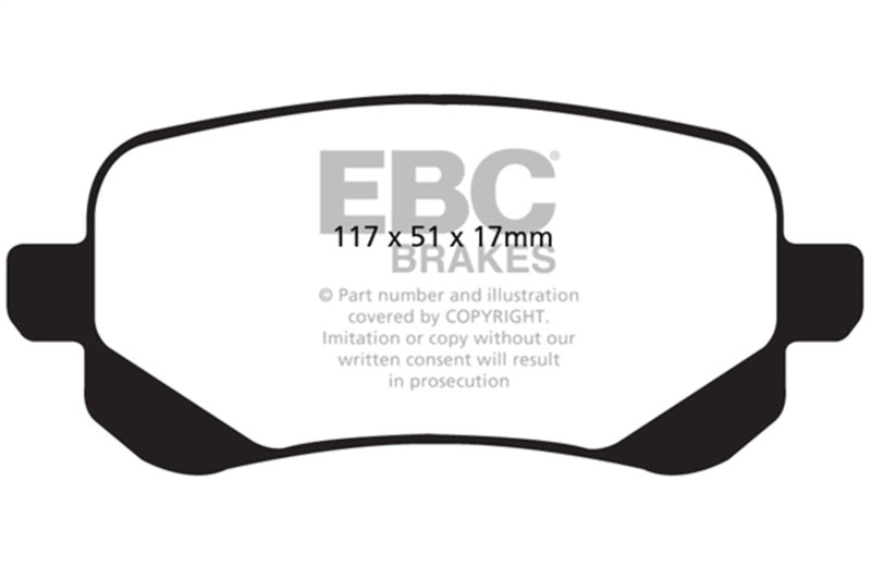 EBC Disc Brake Pad Set DP61840 Photo - Primary