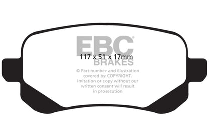 EBC Disc Brake Pad Set ED91840 Photo - Primary