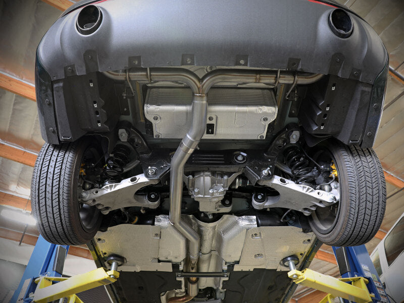 aFe 17-21 Alfa Romeo Giulia L4-2.0L (t) Mach Force-Xp 2in to 2-1/2in 304SS Axle-Back Exhaust 49-36902 49-36902 Photo - Mounted