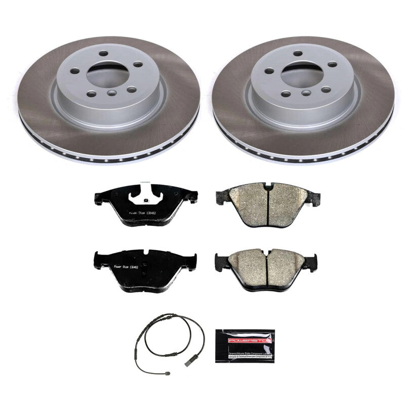 PowerStop Power Stop 14-16 BMW 528i Front Semi-Coated Rotor Kit SC7163 SC7163 Photo - Primary