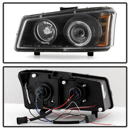 Spyder Chevy Silverado 1500 03-06 Projector LED Halo LED Amber Reflctr Blk PRO-YD-CS03-AM-BK 5009456 5009456 Photo - Unmounted