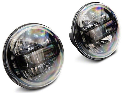 Raxiom 97-18 Jeep Wrangler TJ/JK Axial 7-Inch LED Headlights w/ DRL- Black Housing (Clear Lens) J155570 J155570 User 1