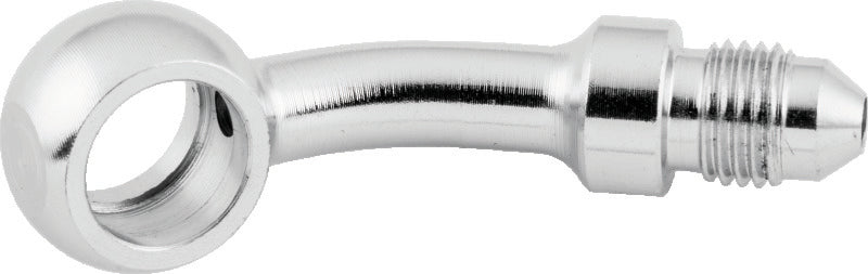 TwinPower Twin Power Chrome Brake Fitting 7/16 Inch X AN3 35 Degree Banjo Adaptor 035961 035961 Photo - Primary