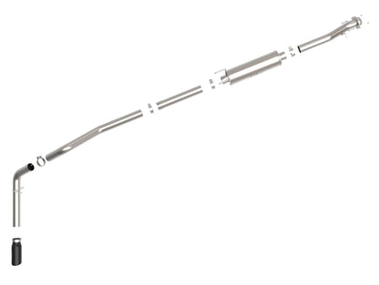 aFe Vulcan Series 3.5in 409 SS Cat-Back Exhaust 13-19 Ford Transit V6 3.5L (TT) w/ Black Tips 49-33112-B 49-33112-B Photo - Unmounted