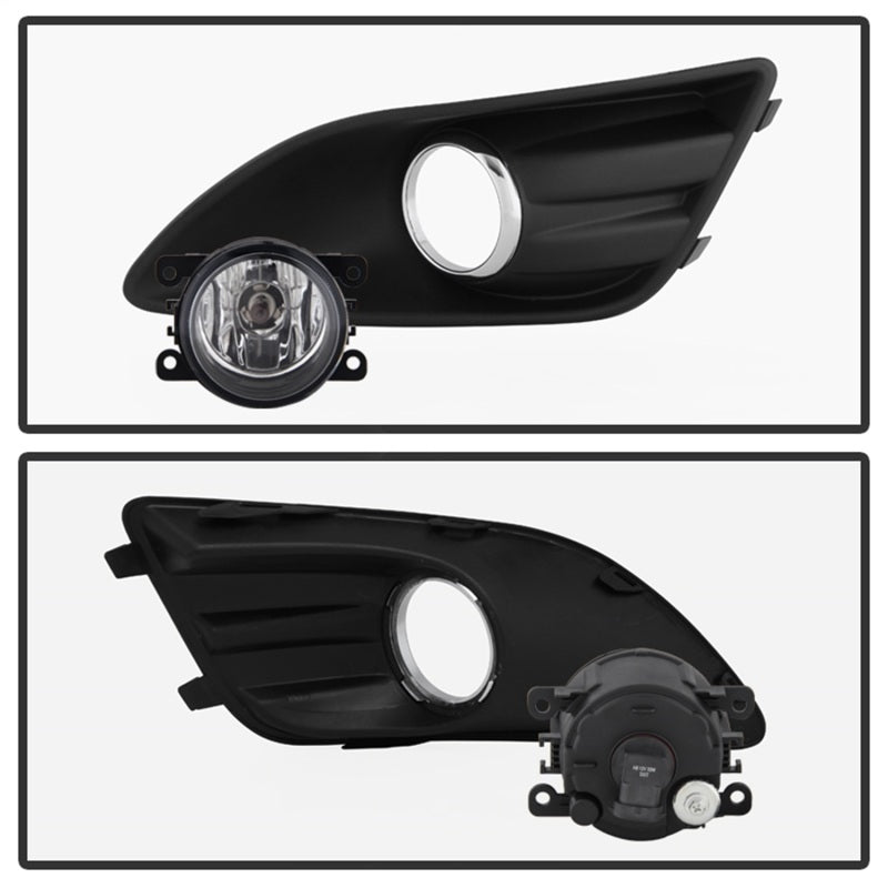 Spyder Ford C-Max 2013-2015 OEM Fog Light W/Universal Switch- Clear FL-FCMAX2013-C 5080332 5080332 Photo - Unmounted