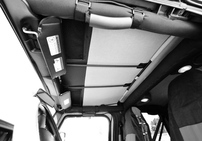 Rampage 1992-1995 Jeep Wrangler(YJ) Frameless Soft Top Kit - Black Diamond 109435 109435 Photo - Mounted