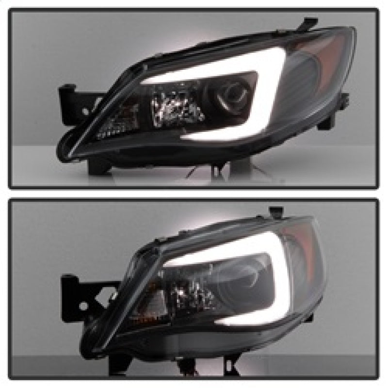 Spyder Subaru WRX 08-09 Projector Headlights - HID Model Only - Black PRO-YD-SWRX08-HID-LBDRL-BK 5083937 5083937 Photo - Unmounted