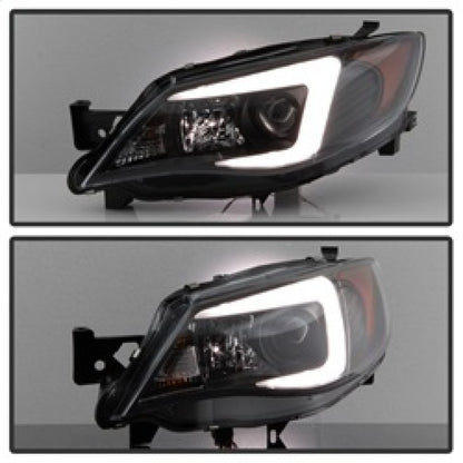 Spyder Subaru WRX 08-09 Projector Headlights - Halogen Model Only - Black PRO-YD-SWRX08-LBDRL-BK 5083944 5083944 Photo - Unmounted