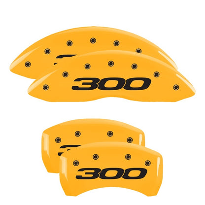 MGP 4 Caliper Covers Engraved Front & Rear 300/2017 Yellow Finish Black Char 2011 Chrysler 300 32020S301YL 32020S301YL Photo - Primary