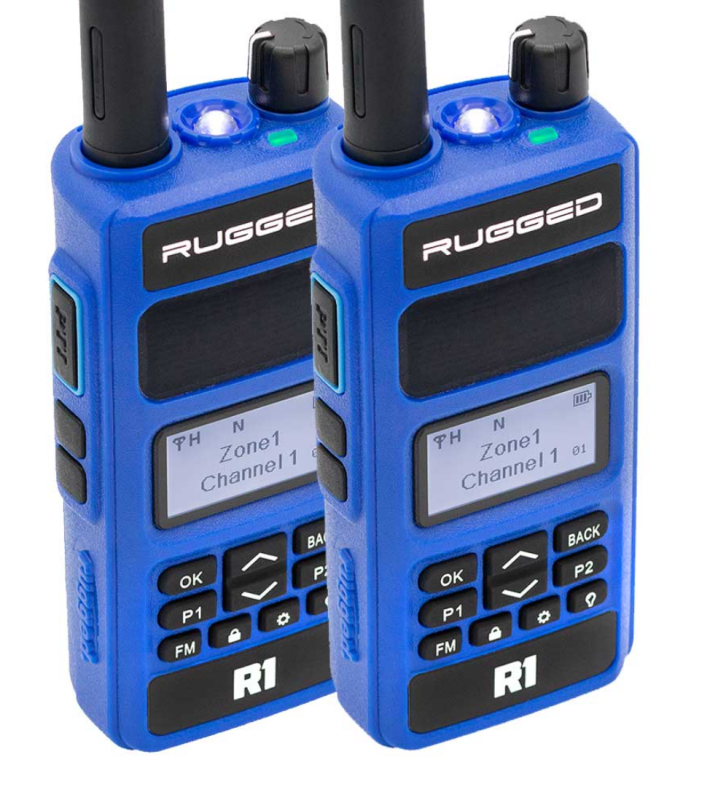 Rugged Radios 2 PACK - Rugged R1 - Business Band Two Way Handheld Radio - Digital and Analog R1-2-PACK R1-2-PACK User 1