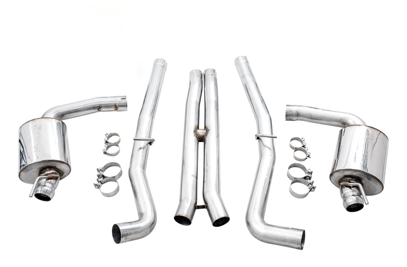 AWE Tuning 2015+ Dodge Challenger 6.4L/6.2L Non-Resonated Touring Edition Exhaust - Use Stock Tips 3020-11028 3020-11028 Photo - out of package