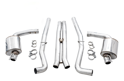 AWE Tuning 2015+ Dodge Challenger 6.4L/6.2L Non-Resonated Touring Edition Exhaust - Use Stock Tips 3020-11028 3020-11028 Photo - out of package