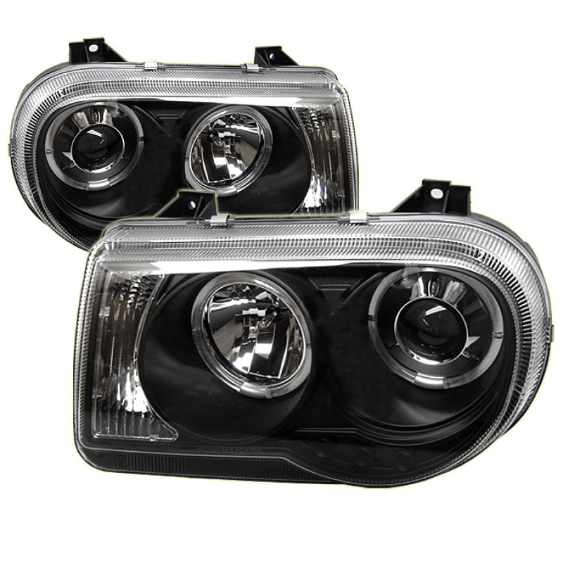 Spyder Chrysler 300C 05-10 Projector Headlights LED Halo LED Blk (Not Included) PRO-YD-C300C-HL-BK 5009135 5009135 Photo - Primary