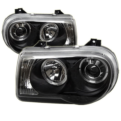 Spyder Chrysler 300C 05-10 Projector Headlights LED Halo LED Blk (Not Included) PRO-YD-C300C-HL-BK 5009135 5009135 Photo - Primary