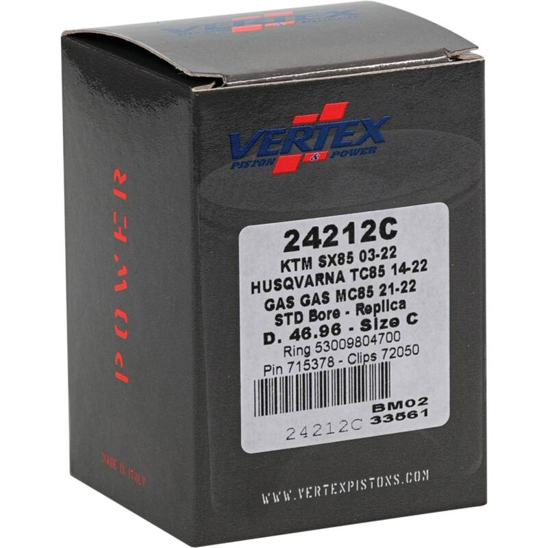 Vertex Pistons Cast Piston Kit 85Sx 24212C 24212C Photo - Primary