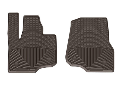 WeatherTech 2018+ Lincoln Navigator / Navigator L Front Rubber Mats - Cocoa W477CO W477CO Photo - Primary