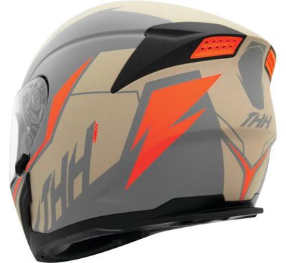 THH Helmets T810S Turbo Grey/Org Xs 646876 646876 Photo - Primary
