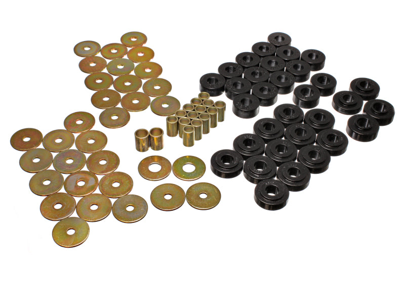 Energy Suspension Body Mount Set Black Chevrolet Malibu All 1965-1967 3.4112G Photo - Primary