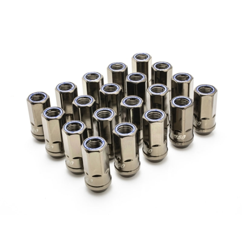 Wheel Mate Muteki HR50 Open End Lug Nuts - Titanium Chrome w/ Blue Ring 14x1.50 HR5007TU HR5007TU User 1