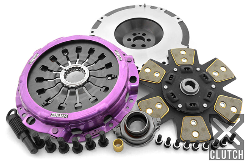 XCLUTCH 99-02 Nissan Skyline GT-R 2.6L Stage 2R Extra HD Sprung Ceramic Clutch Kit XKNI25515-1R XKNI25515-1R Photo - Primary