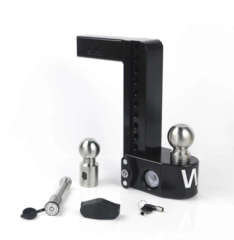 Weigh Safe 10in Drop Hitch w/Built-in Scale & 2in Shank (8K/12.5K GTWR) w/WS05 - Black Cerakote WS10-2-KA-CER-BLA WS10-2-KA-CER-BLA User 1