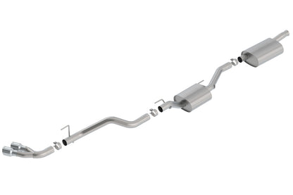 Borla 2020 Jeep Gladiator JT 3.6L V6 AWD Touring Dual Side Catback w/ Chrome Tips 140811 140811 Photo - Primary