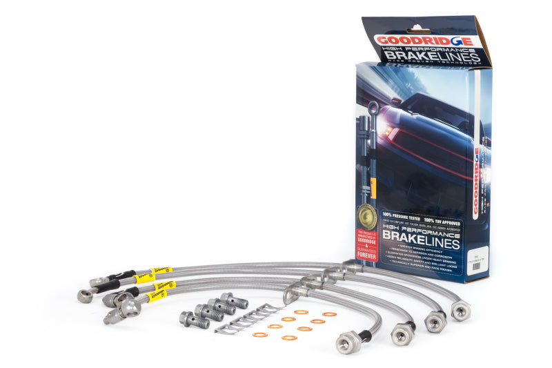 Goodridge 17-18 Honda Civic (Base/LX/EX) SS Brake Lines 20042 20042 Photo - Primary