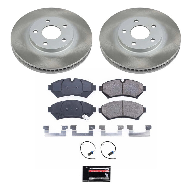 PowerStop Power Stop 98-02 Cadillac Seville Front Semi-Coated Rotor Kit SC1549 SC1549 Photo - Primary